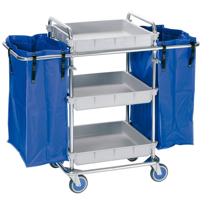 CARRO LENCERIA CROMADO 3 BANDEJAS 30 - Grupo Jumadi